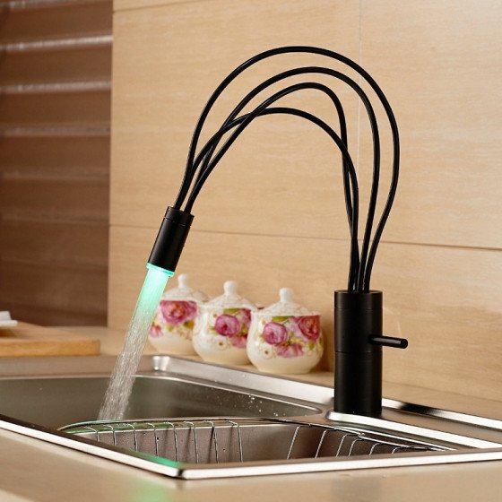 Mitigeur de cuisine led,...
